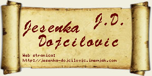 Jesenka Dojčilović vizit kartica
